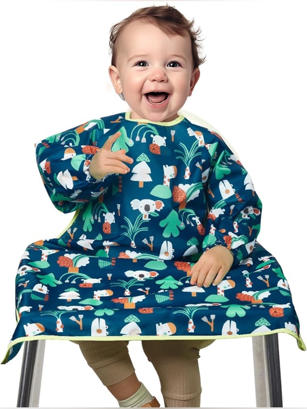 2 coverall baby bibs
